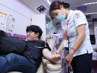 코로나19로 혈액부족…행안부, 전 직원 대상 단체헌혈 사진 7