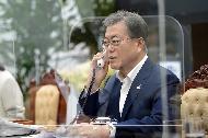 투르크메니스탄 대통령 통화 사진 2