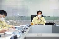 진영 장관, 제10호 태풍 ‘하이선’ 북상 대비 관계 기관 영상회의 주재 사진 2