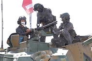 K1A2 전자포 사격훈련 사진 3