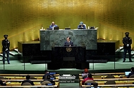 제76차 유엔 총회 기조연설 사진 7