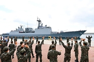 2021 해군 순항훈련전단 출항  사진 2