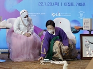 김정숙 여사, 이집트 한국문화 홍보전문가와의 만남 사진 7