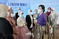김정숙 여사, 이집트 한국문화 홍보전문가와의 만남 사진 8