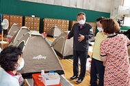 이상민 행안부 장관, 호우 피해지역 현장점검 사진 1