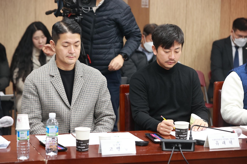 3일 서울 용산구청사 이태원 원스톱지원센터에서 ‘이태원 상권 원스톱지원센터 현장 간담회’가 진행되고 있다.