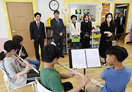 이주호 사회부총리 겸 교육부 장관, 학교 체육·예술활동 현장 방문 사진 3