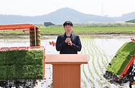 조재호 농진청장, 가루쌀 모내기 연시회 참석 사진 2