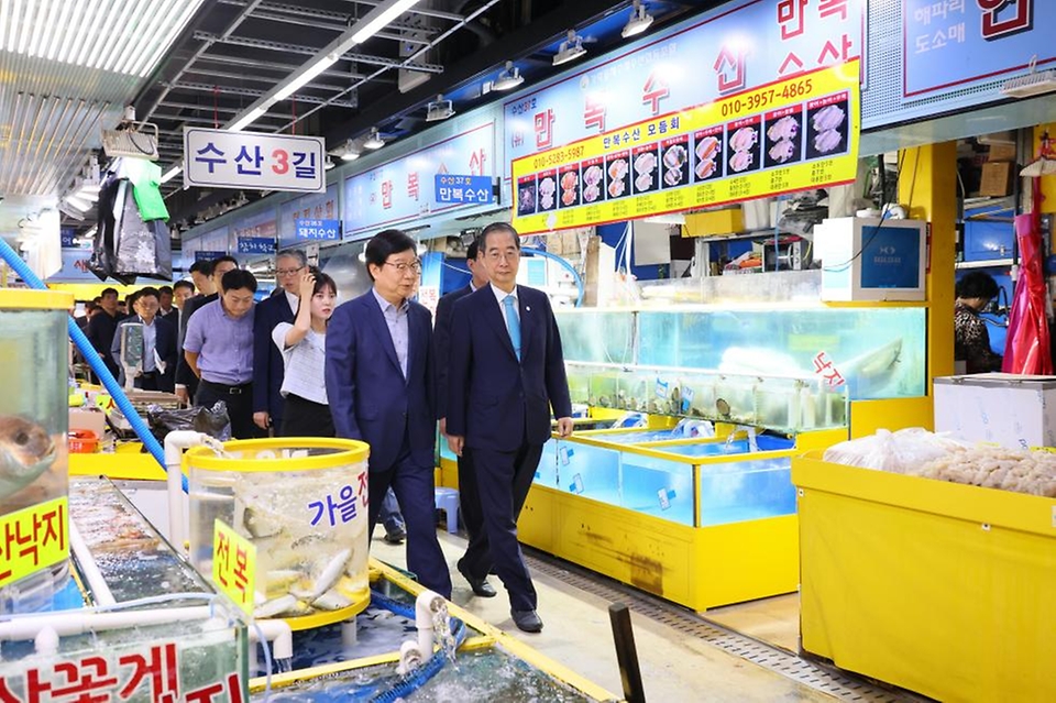 가락시장 방문 - 사진 | 멀티미디어 | 대한민국 정책브리핑 가락시장 방문