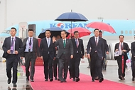중국 항저우 입국 환영행사 사진 1