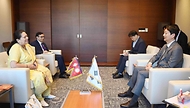 안덕근 산업부 통상교섭본부장, 주한네팔 대사 면담 사진 2