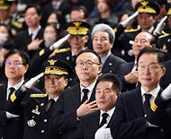이한경 행안부 재난안전관리본부장, 순직 소방공무원 영결식 참석 사진 3