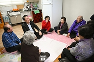 설 명절 계기 미등록 경로당 방문 사진 2