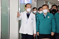 이상민 행안부 장관, 경북 지역 현장 점검 사진 2