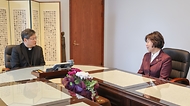 천주교 정순택 대주교 예방 사진 5