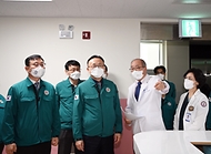 이한경 행안부 재난안전관리본부장, 전남 순천의료원 현장 점검 사진 1