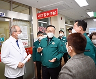 이한경 행안부 재난안전관리본부장, 전남 순천의료원 현장 점검 사진 2