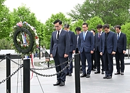 최상목 부총리, 한국전 참전용사 기념비 방문 사진 4