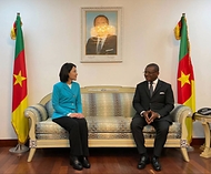 강인선 외교부 2차관, 카메룬 대통령특사 방문 사진 1