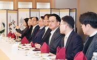 최상목 대통령 권한대행 부총리 겸 기획재정부 장관, 기획재정부 재정경제금융관(재경관) 오찬 간담회 사진 1