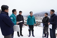 전북 장수군 임산물 재배시설 대설피해 현장 점검 사진 2