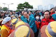 경북의성 산불 피해 주민대피소 방문 사진 6
