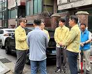신림동 반지하 주택가 빗물받이 관리실태 현장점검 사진 1