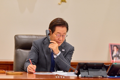 한국·이집트 정상 통화