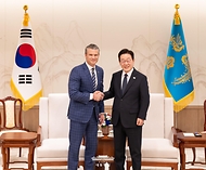 피트 헤그세스 미 전쟁부 장관 접견 사진 4