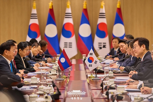 한·라오스 확대회담