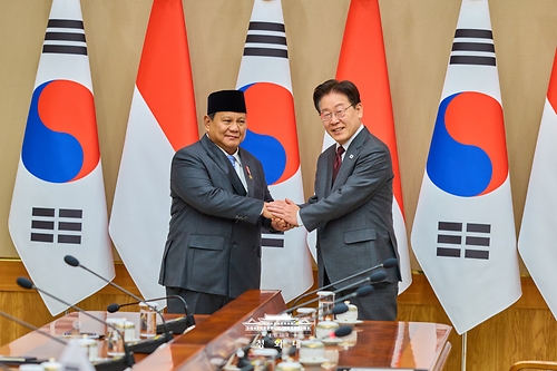 한·인도네시아 정상회담 확대회담