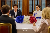 프랑스 대통령 내외 국빈방한 친교만찬 사진 4