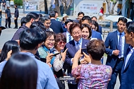 제9회 전국동시지방선거 사전투표 및 오찬 사진 8