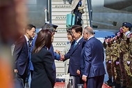 공항 도착 행사(벨기에 멜스브룩 군공항) 사진 2