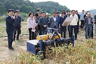 마늘 수확 기계화 현장 점검 사진 1