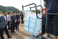 마늘 수확 기계화 현장 점검 사진 2