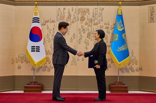 제50대 한성숙 국무총리 임명장 수여식