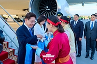공항 도착 행사(칭기스칸 국제공항) 사진 5