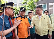 경남 통영·거제 호우피해 현장점검 사진 1