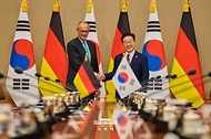 한·독일 정상회담 사진 1