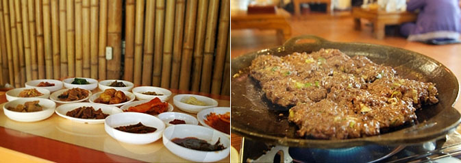 반찬과 떡갈비