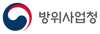 그림입니다.  원본 그림의 이름: 방위사업청_국_좌우.png  원본 그림의 크기: 가로 352pixel, 세로 119pixel  프로그램 이름 : Adobe ImageReady