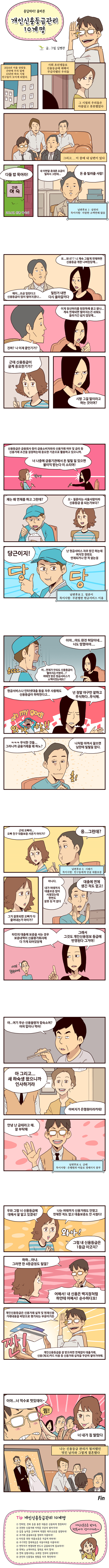 [금융감독원] 개인신용등급 관리 10계명