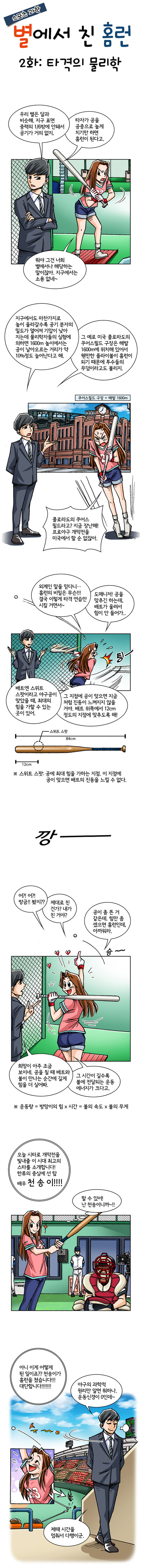 [별에서 친 홈런] 2화_타격의 물리학