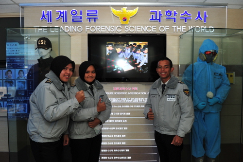 개발도상국(제3국)의 경찰, 국과수 등이 KOICA(한국국제협력단)을 통해 매년 우리나라를 방문해 우리의 과학수사 기법을 배우고 있다. 2005년부터 현재까지 40여개국이 방문했다. <사진=경찰청 />