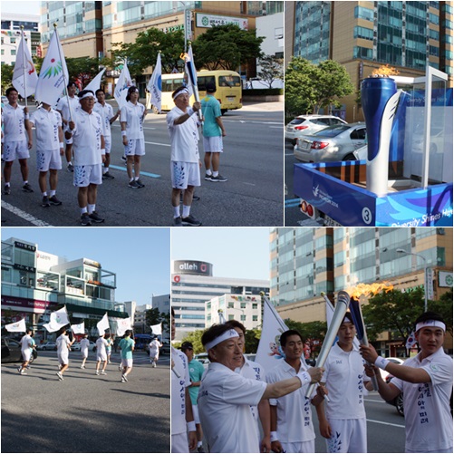 성화 1일 ‘대전’ 도착…최고 유망주는 단연 박.태.환. - 국민이 말하는 정책 | 뉴스 | 대한민국 정책브리핑 성화 1일 ‘대전’ 도착…최고... 
