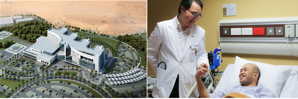 서울대 병원은 지난해 6월 아랍에미리트(UAE)왕립 쉐이크 칼리파 전문병원(SKSH; Sheikh Khalifa Specialty Hospital, 이하 UAE 왕립병원)에 5년간 1조원 규모의 위탁운영권을 따냈다.<사진= 서울대학교병원>