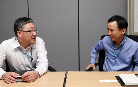이수관 부장과 조병수 팀장