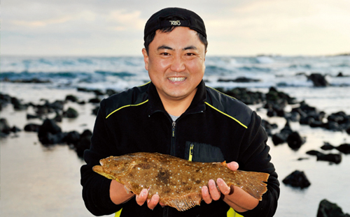 영어조합법인 ‘일출봉’의 한우진 대표.