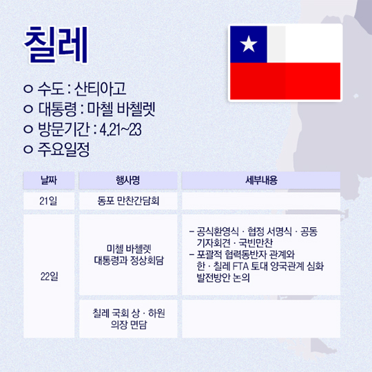 박 대통령 중남미 4개국 순방